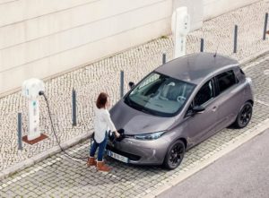 ����� �������� ���� �� ���������� Renault Zoe ����� ���������
